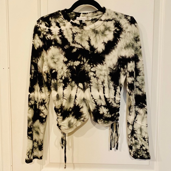 YOUNG FABULOUS & BROKE Tie Dye Long Sleeve Ruched - Picture 6 of 9